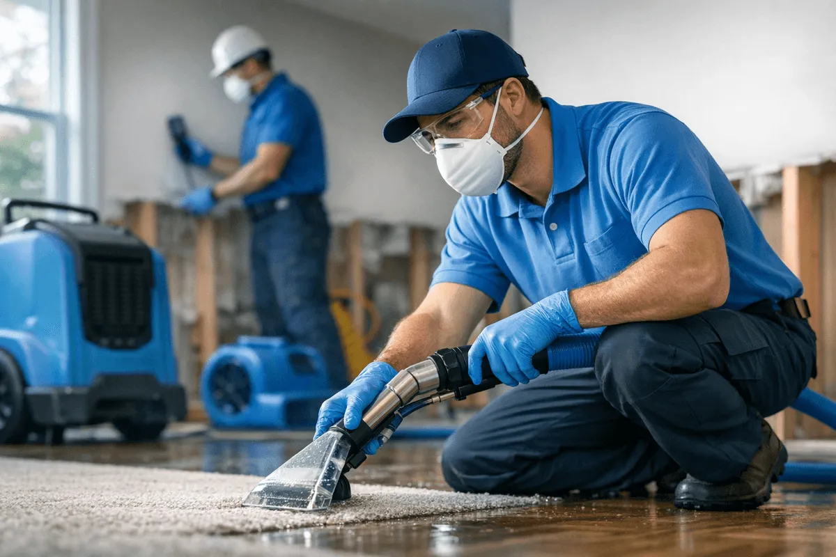 Cleaning service by 911 Disaster Restorations