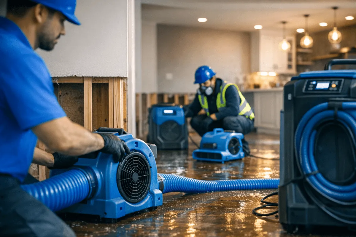 Drying service by 911 Disaster Restorations