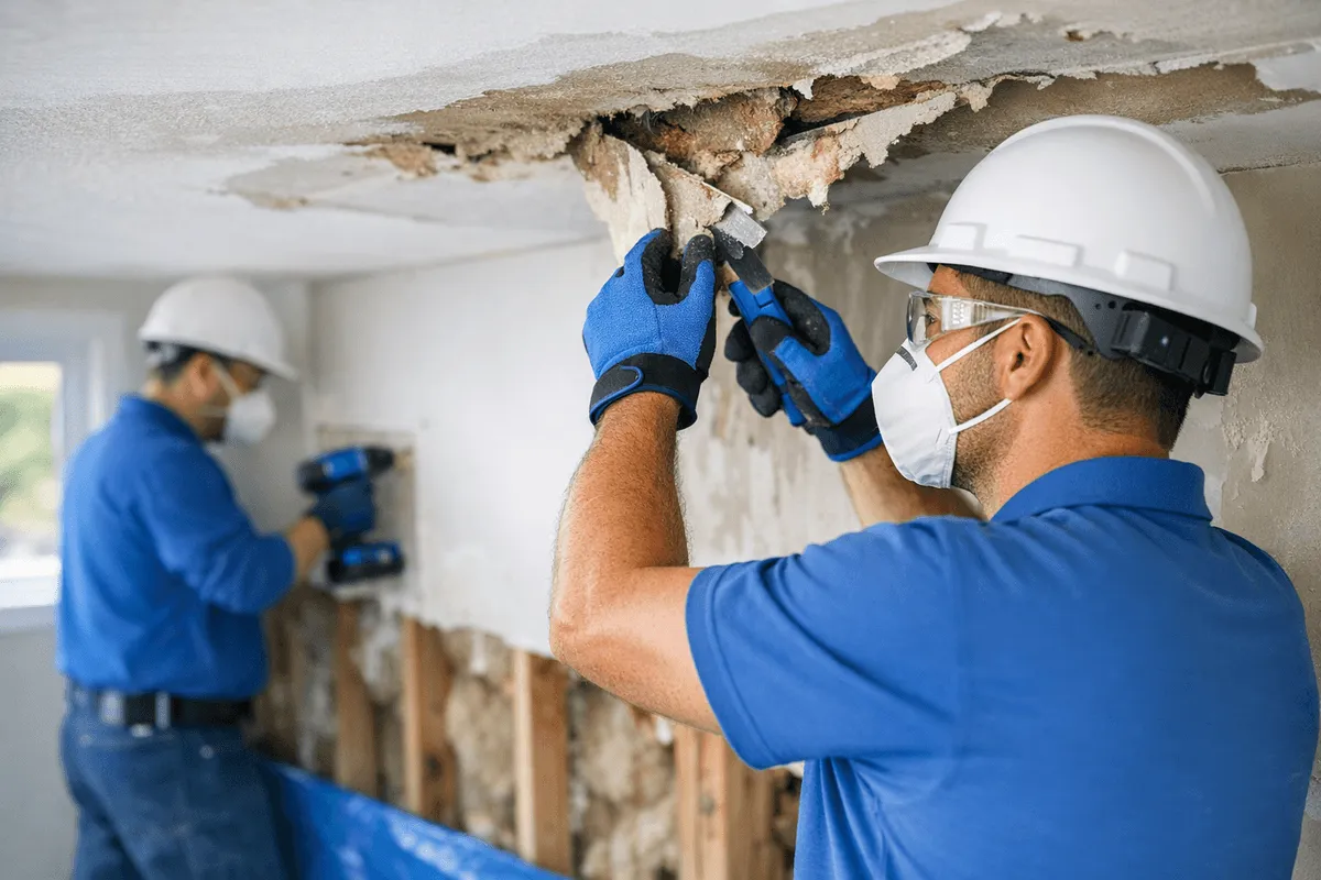Drywall Repair/Replacement service by 911 Disaster Restorations