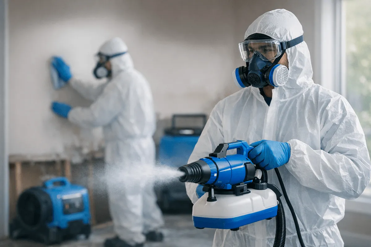 Sanitizing service by 911 Disaster Restorations