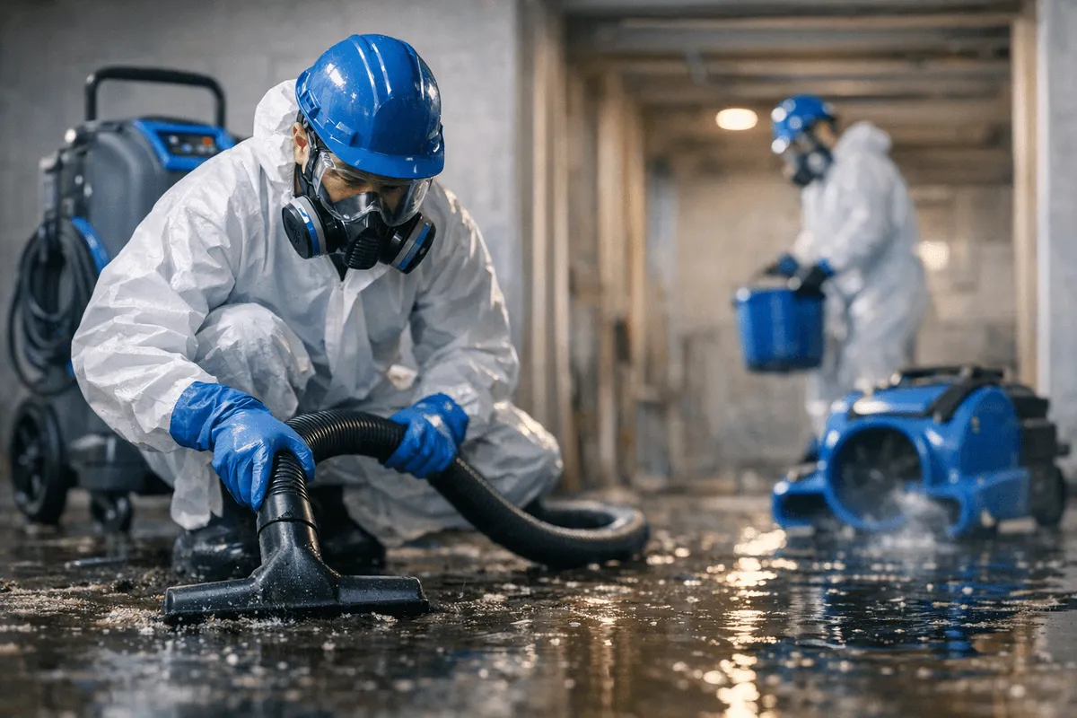 Sewage Cleanup service by 911 Disaster Restorations